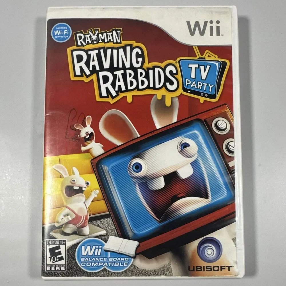 Ubisoft Rayman Raving Rabbids: TV Party Nintendo Wii E10+ NTSC-U/C Balance